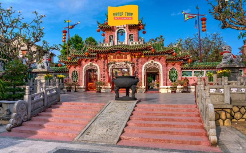 Hội quán Phước Kiến trong Tour Sơn Trà – Rừng Dừa 7 Mẫu – Hội An