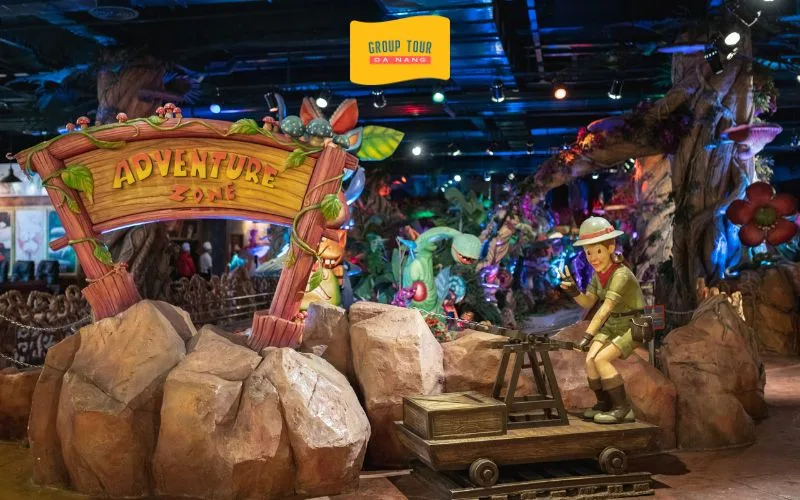 Khu trò chơi Fantasy Park khi đi tour Bà Nà 1 ngày