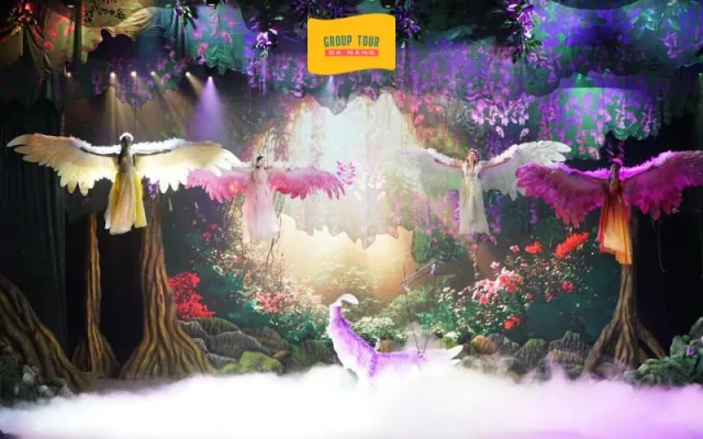 Sân Khấu Tráng Lệ Và Hiệu Ứng Choáng Ngợp Của Tiên Sa Show